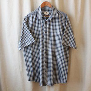 Woolrich Short Sleeve Button Down Shirt Stripped